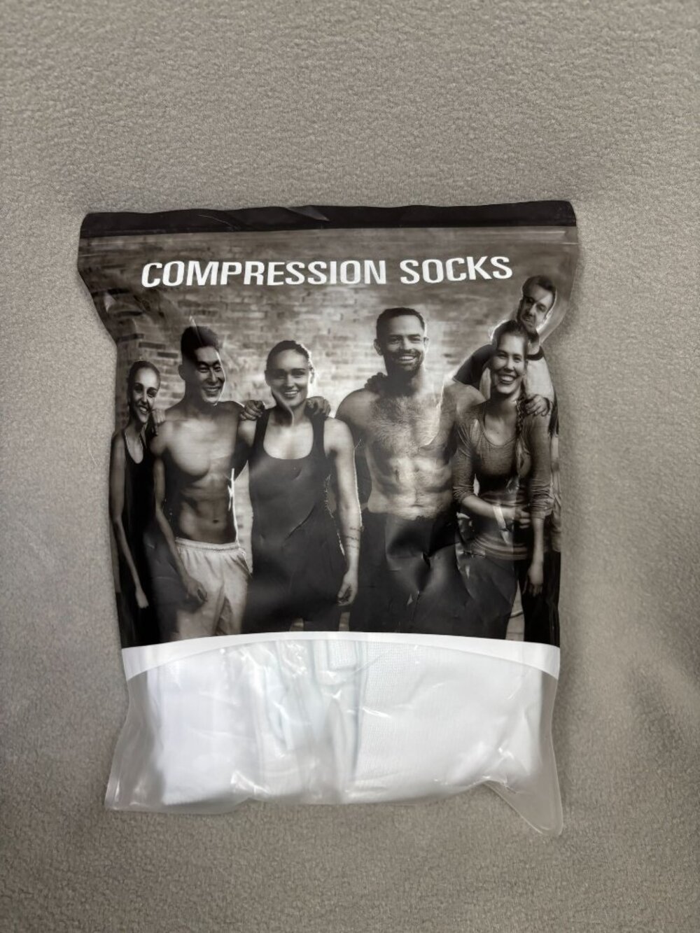 Bluemaple Pack Of 3 Thigh High Compression Socks White Size Small/Medium NWT's